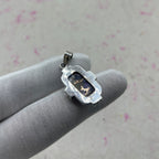 Purple Mohave Turquoise 925 Sterling Silver Handmade Pendant | Unique Boho Statement Pendant