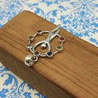 7 Chakra Healing Pendant in 925 Sterling Silver – Balancing Energy Yoga Jewelry for Mind, Body & Spirit