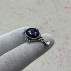Dyed Sapphire 925 Sterling Silver Handmade Pendant | Classic Artisan Jewelry