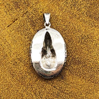 Tribal Ganesh Vintage Solid Silver Pendant Antique Finish Handmade