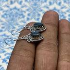 925 Sterling Silver Statement Jewelry - Elegant Labradorite Earrings