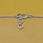 Labradorite Gemstone 925 Silver Personalized Necklace