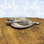 Tribal Naag (Serpent) Vintage Solid Silver Pendant Antique Finish Handmade