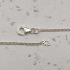 Labradorite Gemstone 925 Silver Personalized Necklace