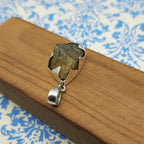 Golden Citrine Energy Pendant – Handmade 925 Silver Bohemian Designer Jewelry