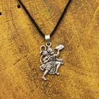 Tribal Hanuman Lord Vintage Solid Silver Pendant Antique Finish One of a Kind