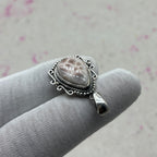 Pink Larimar 925 Sterling Silver Handmade Pendant | Handmade Feminine Jewelry