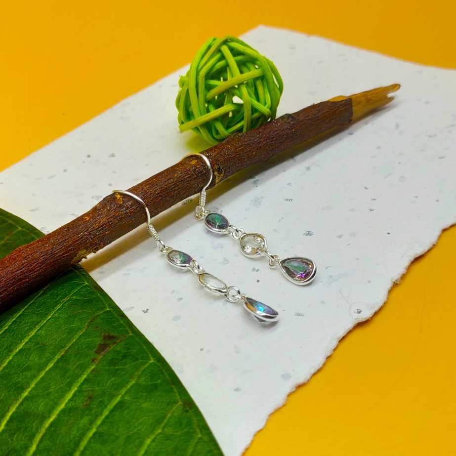 Multi-StoneMystic Topaz & Crystal  Earrings for Women