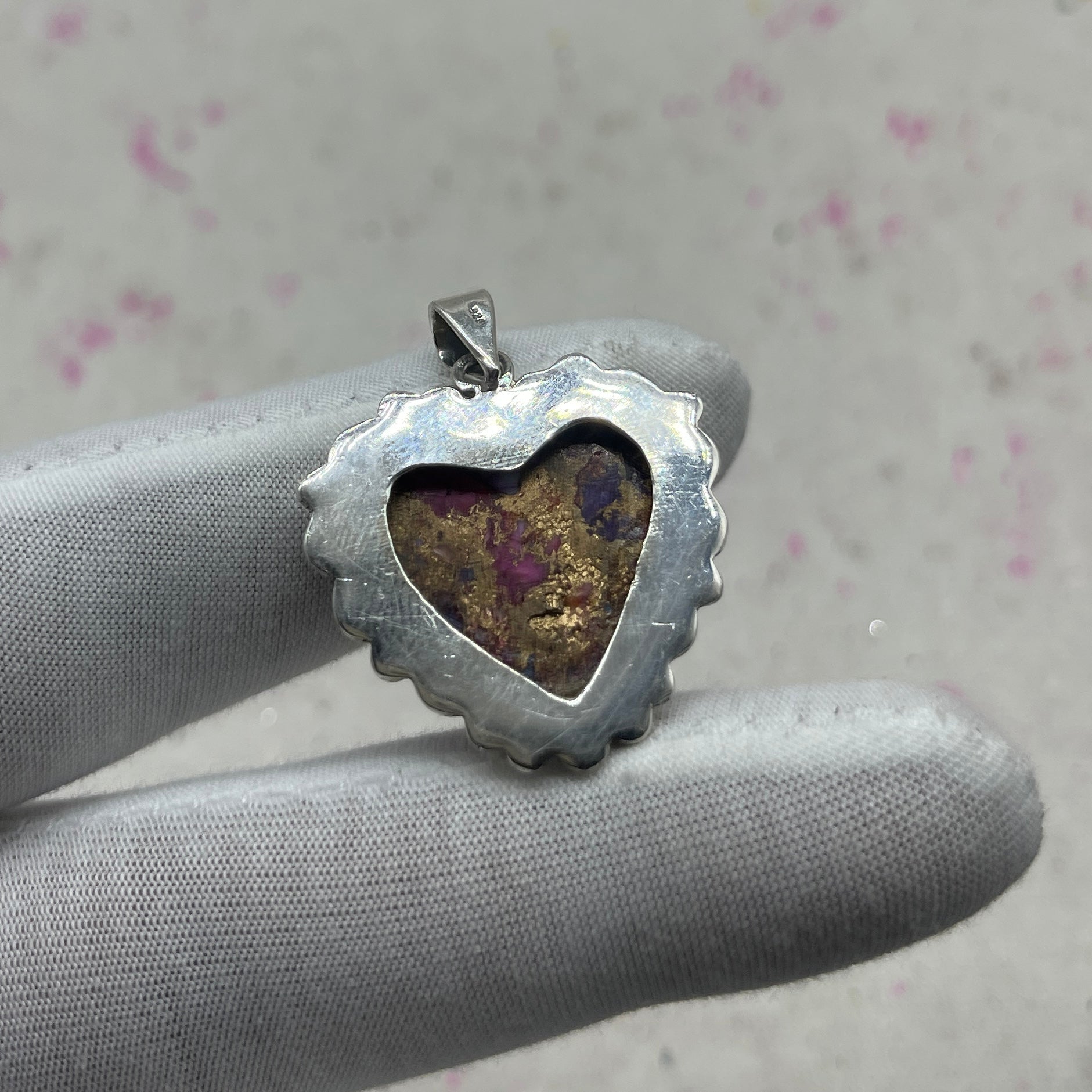 Spiny Oyster Turquoise 925 Sterling Silver Handmade Pendant | Artisan Statement Jewelry