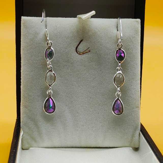 Multi-StoneMystic Topaz & Crystal  Earrings for Women
