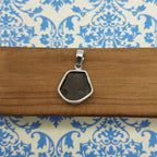 Smoky Quartz Protection Pendant – Handcrafted 925 Silver Boho Nepali Design