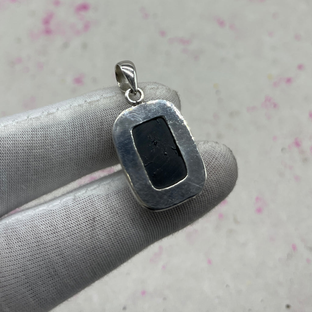 Glass Resin 925 Sterling Silver Handmade Pendant | Modern Boho Pendant
