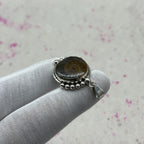Ammonite Shell 925 Sterling Silver Handmade Pendant | Earthy Fossil Jewelry