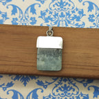 Amazonite Serenity Pendant – Handmade 925 Silver Bohemian Nepali Jewelry