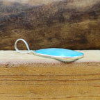 Natural Chalcedony 925 Silver Pendant Necklace