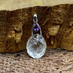 Raw Citrine 925 Silver Wire Wrapped Boho Pendant Necklace