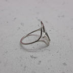 Dolphin Fin Design Solid 925 Silver Handmade Ring