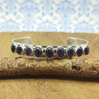 Classic Handmade 925 Sterling Silver Amethyst Bracelet Timeless Design