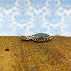 Labradorite Marquise 925 Silver Healing Pendant