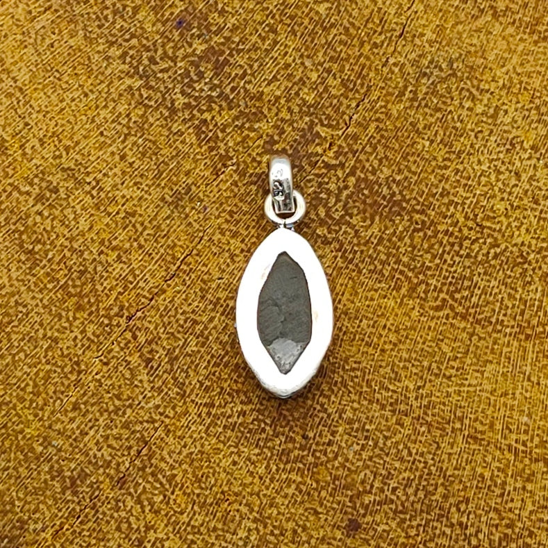 Labradorite Marquise 925 Silver Healing Pendant