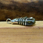 Labradorite 925 Silver Wire Wrapped Boho Charm Necklace