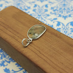 Crystal Quartz Classic Pendant – Handmade 925 Silver Nepali Artisan Boho Design