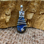 Labradorite 925 Silver Wire Wrapped Boho Charm Necklace