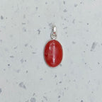 Rhodochrosite 925 Silver Bezel Pendant Necklace Gift