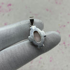 Pink Larimar 925 Sterling Silver Handmade Pendant | Soft Pastel Pendant