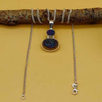 Titanium Druzy 925 Silver Prong Setting Boho Necklace
