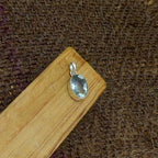 925 Silver Cut Green Amethyst Necklace Birthstone Gift