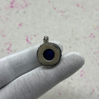 Dyed Sapphire 925 Sterling Silver Handmade Pendant | Elegant Statement Jewelry