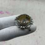 Ammonite Shell 925 Sterling Silver Handmade Pendant | Natural Spiral Fossil Pendant