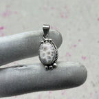 Pink Larimar 925 Sterling Silver Handmade Pendant | Pastel Statement Pendant
