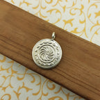 Lord Krishna Hand-Painted Pendant in 925 Sterling Silver – Divine Flute Art Jewelry