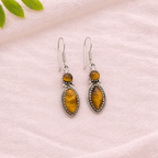 Elegant Handmade Gemstone Earrings – Sterling Silver Jewelry