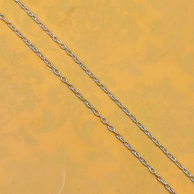 Labradorite Double Terminated 925 Silver Chain Pendant