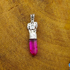 Glass Pearl 925 Silver Filigree Pendant