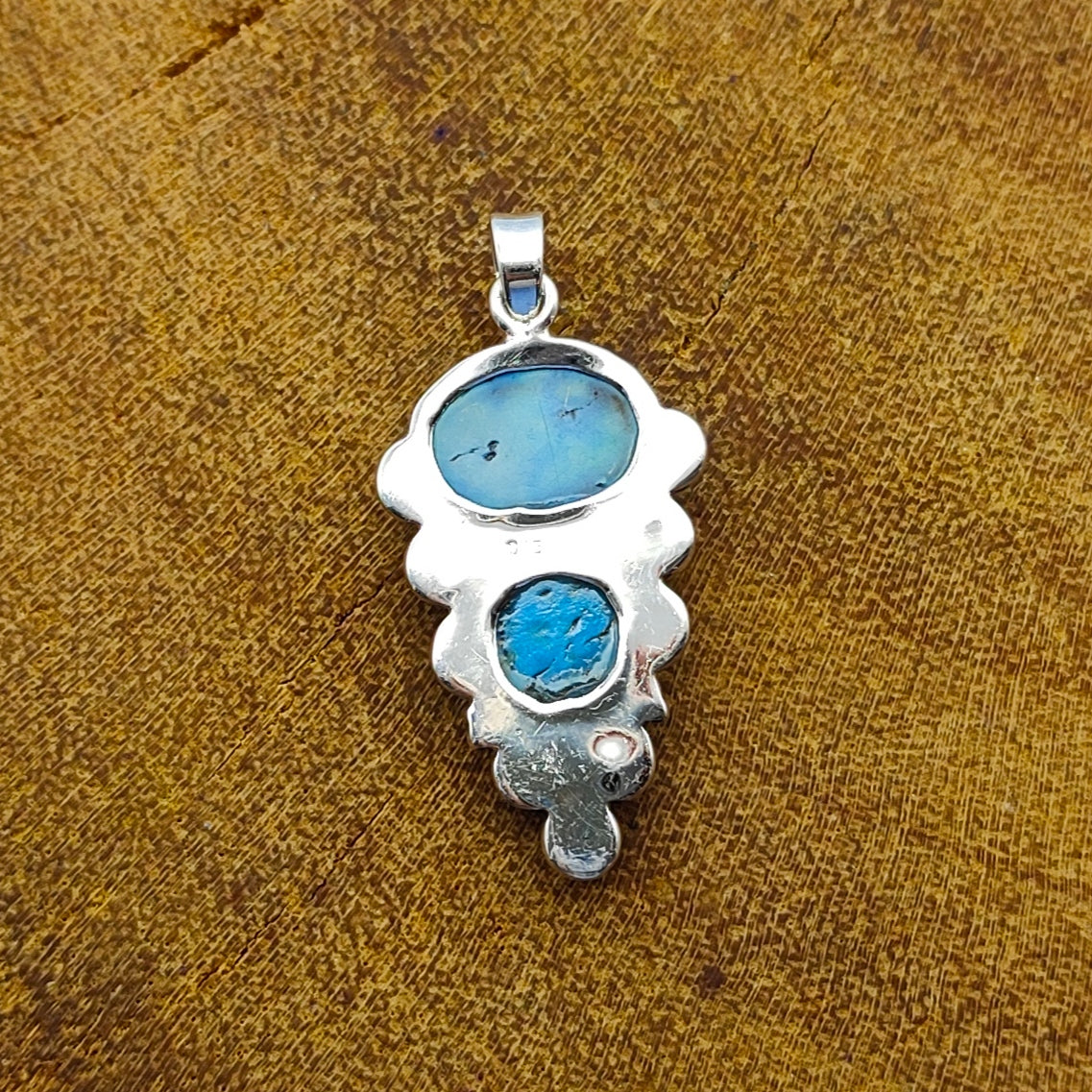 Nepali Coral Turquoise 925 Silver Pendant Gift Wedding