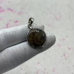 Ammonite Shell 925 Sterling Silver Pendant – Fossil Artisan Jewelry