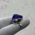 Purple Mohave Turquoise 925 Sterling Silver Pendant – Bohemian Silver Jewelry