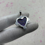Purple Mohave Turquoise 925 Sterling Silver Pendant – Bohemian Silver Jewelry