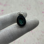 Tibet Turquoise 925 Sterling Silver Pendant – Handmade Tribal Bohemian Jewelry