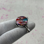 Spiny Oyster Turquoise 925 Sterling Silver Pendant – Southwestern Style Pendant