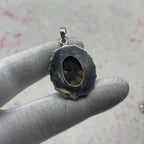 Ammonite Shell 925 Sterling Silver Pendant – Fossil Designer Jewelry