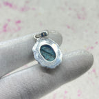 Turquoise Natural 925 Sterling Silver Pendant – Handmade Designer Jewelry
