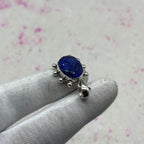 Dyed Sapphire 925 Sterling Silver Pendant – Artisan Designer Pendant