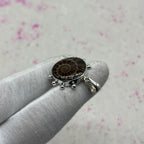Ammonite Shell 925 Sterling Silver Pendant – Fossil Boho Jewelry
