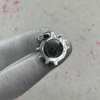 Ammonite Shell 925 Sterling Silver Pendant – Fossil Boho Jewelry
