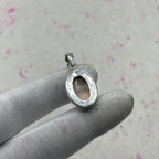 Pink Larimar 925 Sterling Silver Pendant – Handmade Bohemian Jewelry
